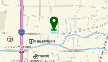 ChargeSPOT ファミリーマート 四條畷岡山店の地図画像