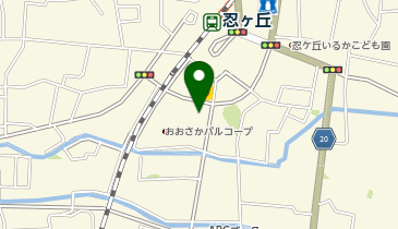 ChargeSPOT ファミリーマート 四條畷岡山東店の地図画像