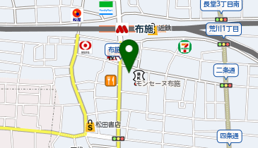 ChargeSPOT ファミリーマート 布施広小路店の地図画像