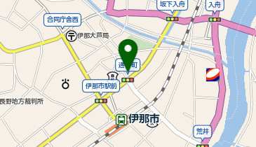 CHARGESPOT(チャージスポット)ローソン 伊那市駅前店の地図画像