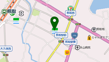 ChargeSPOT ファミリーマート 熊取大久保中店の地図画像