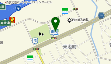 ChargeSPOT ファミリーマート 泉大津東港町店の地図画像