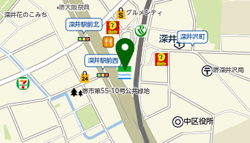 ChargeSPOT ファミリーマート 泉北深井駅前店の地図画像