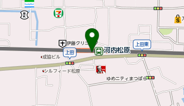ChargeSPOT ファミリーマート 近鉄河内松原駅店の地図画像