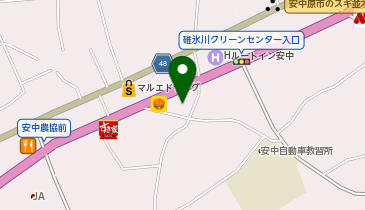 CHARGESPOT(チャージスポット)ドコモショップ 安中店の地図画像