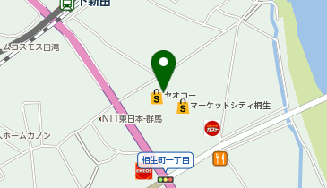 CHARGESPOT(チャージスポット)ドコモショップ マーケットシティ桐生店の地図画像