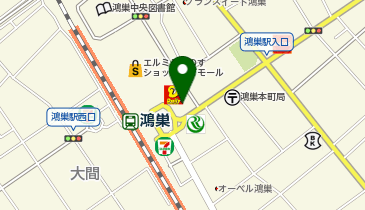 CHARGESPOT(チャージスポット)ドコモショップ 鴻巣店の地図画像