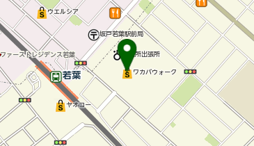 CHARGESPOT(チャージスポット)ドコモショップ ワカバウォーク店の地図画像