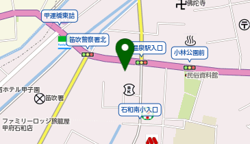 CHARGESPOT(チャージスポット)ドコモショップ 甲府石和店の地図画像
