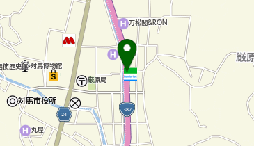 CHARGESPOT(チャージスポット)ファミリーマート 対馬厳原大手橋店の地図画像