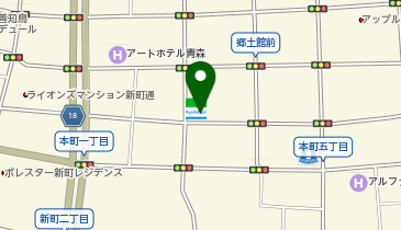 CHARGESPOT(チャージスポット)ファミリーマート 青森ジャスマック店の地図画像