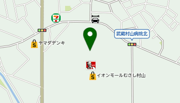 CHARGESPOT(チャージスポット)ドコモショップ イオンモールむさし村山店の地図画像