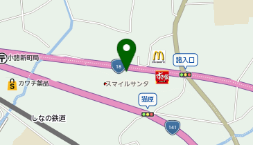 CHARGESPOT(チャージスポット)ドコモショップ 小諸店の地図画像