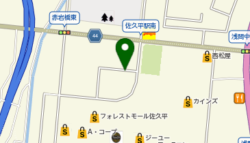 CHARGESPOT(チャージスポット)ドコモショップ 佐久平店の地図画像
