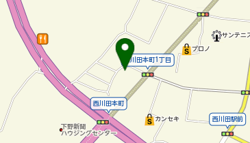 CHARGESPOT(チャージスポット)ドコモショップ 宇都宮西川田店の地図画像