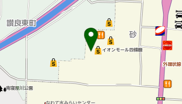 CHARGESPOT(チャージスポット)ドコモショップ イオンモール四條畷店の地図画像
