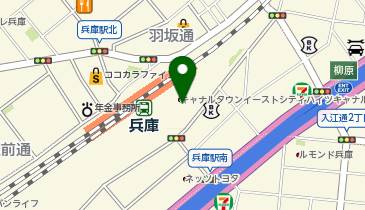 ChargeSPOT ファミリーマート 兵庫駅前店の地図画像