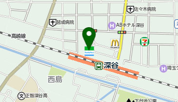 ChargeSPOT ファミリーマート 深谷駅前店の地図画像