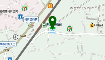 ChargeSPOT ファミリーマート 相武台前駅南口店の地図画像