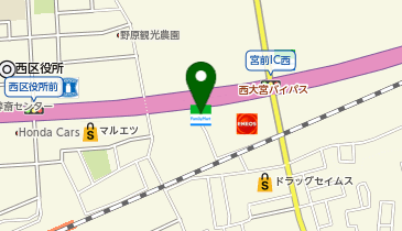 ChargeSPOT ファミリーマート 西大宮バイパス店の地図画像