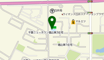 ChargeSPOT ファミリーマート 白井堀込店の地図画像