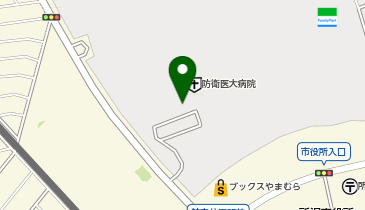 ChargeSPOT ファミリーマート 防衛医大病院店の地図画像