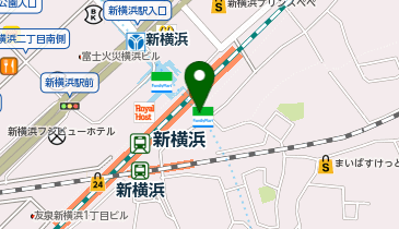 ChargeSPOT ファミリーマート 港北篠原町店の地図画像