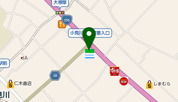 ChargeSPOT ファミリーマート 香取小見川店の地図画像