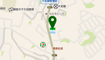 ChargeSPOT ファミリーマート 大船谷之前店の地図画像