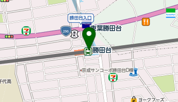 ChargeSPOT ファミリーマート 勝田台駅店の地図画像