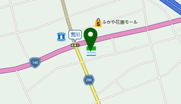 ChargeSPOT ファミリーマート ヤマキ花園店の地図画像