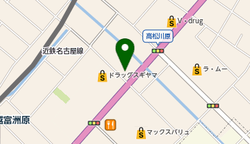 CHARGESPOT(チャージスポット)ローソン 川越町高松店の地図画像