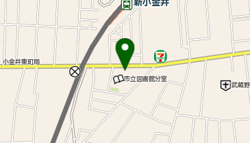 ChargeSPOT ファミリーマート 小金井東町一丁目店の地図画像