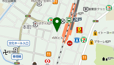 ChargeSPOT ファミリーマート 松戸駅西口店の地図画像