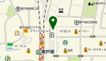 ChargeSPOT ファミリーマート 東戸塚店の地図画像