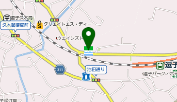 ChargeSPOT ファミリーマート 逗子山の根店の地図画像