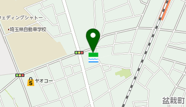 ChargeSPOT ファミリーマート さいたま盆栽町店の地図画像