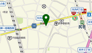 ChargeSPOT ファミリーマート 矢向二丁目店の地図画像