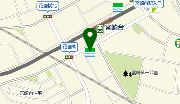 ChargeSPOT ファミリーマート 宮崎一丁目店の地図画像
