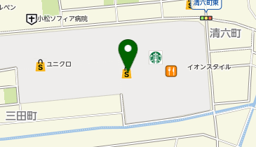 CHARGESPOT(チャージスポット)イオンスタイル新小松 携帯電話売場の地図画像