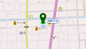 ChargeSPOT ファミリーマート 生野巽中一丁目店の地図画像