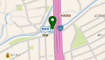 ChargeSPOT ファミリーマート 箕面萱野店の地図画像