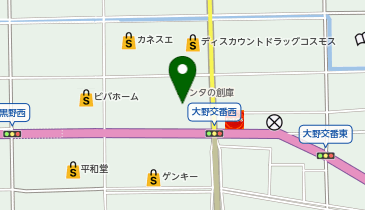 CHARGESPOT(チャージスポット)スギドラッグ 揖斐大野店の地図画像