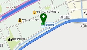 ChargeSPOT ファミリーマート 新在家南町一丁目店の地図画像