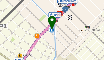 CHARGESPOT(チャージスポット)ローソン 川越町豊田店の地図画像
