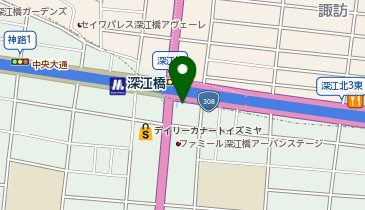 ChargeSPOT ファミリーマート 深江橋店の地図画像