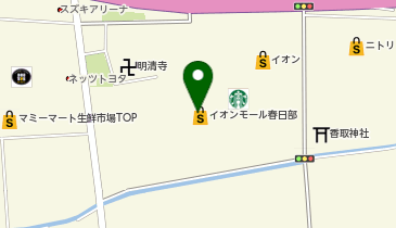 CHARGESPOT(チャージスポット)イオンモール 春日部 3Fイオンモバイルの地図画像
