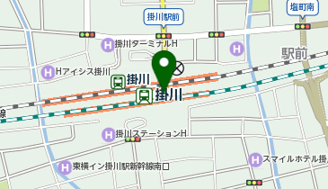 CHARGESPOT(チャージスポット)魚民 掛川南口駅前店の地図画像