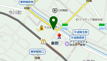 CHARGESPOT(チャージスポット)デイリーヤマザキ 秦野駅前店の地図画像