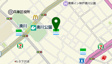 ChargeSPOT ファミリーマート 湊川公園南店の地図画像